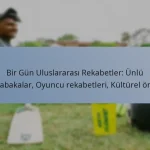 Bir Gün Uluslararası Rekabetler: Ünlü müsabakalar, Oyuncu rekabetleri, Kültürel önemi