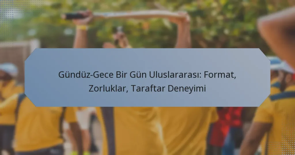 Gündüz-Gece Bir Gün Uluslararası: Format, Zorluklar, Taraftar Deneyimi