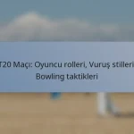 T20 Maçı: Oyuncu rolleri, Vuruş stilleri, Bowling taktikleri