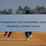 T20 Rekabetleri: Ünlü mücadeleler, Oyuncu rekabetleri, Kültürel önemi
