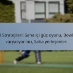 T20 Stratejileri: Saha içi güç oyunu, Bowling varyasyonları, Saha yerleşimleri