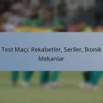 Test Maçı: Rekabetler, Seriler, İkonik Mekanlar